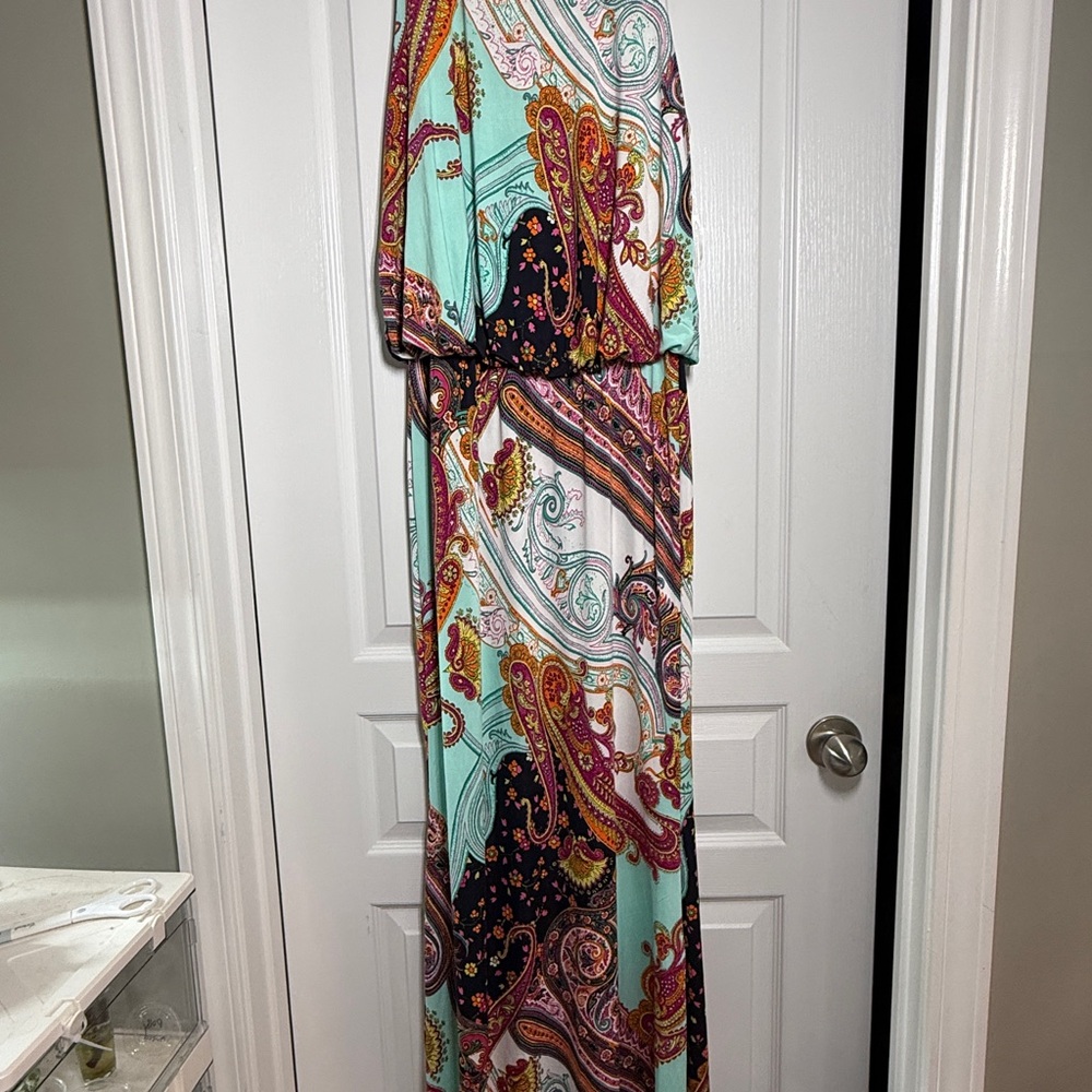 S-Twelve Multicolor Paisley Dress